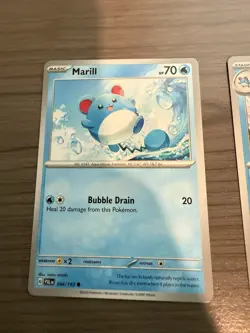 Pokemon TCG Marill Azumarill 44/193 45/193 Paldea Evolved NM - Image 2