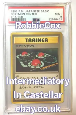 1996 Pokemon Japanese Basic POKEMON CENTER – PSA MINT 9 - Image 1