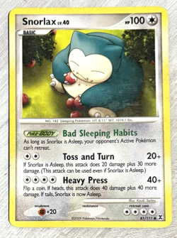 Snorlax - Pokemon - 81/111 - Rising Rivals EX/NM - Image 1