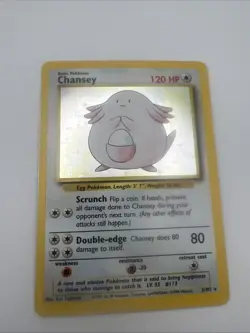 Pokemon TCG Base Set Chansey Holo - Image 1
