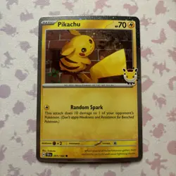 Pikachu Pokemon Day 2026 051/162 30th Anniversary Promo Pokemon TCG - Image 1