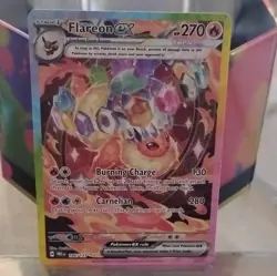 Pokemon Flareon ex 146/131 Sv: Prismatic Evolutions Holo Special Rare 270 HP - Image 1
