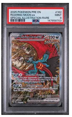(PSA 9 Mint)Pokemon Prismatic Evolutions Series SIR - Roaring Moon EX #162/131 - Image 2