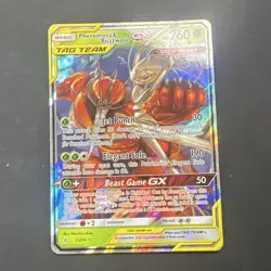 Pokemon Pheromosa & Buzzwole GX 1/214 Unbroken Bonds TAG TEAM Ultra Rare Holo 2… - Image 1