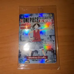 UNOPENED One Piece College Basketball US Voyage MONKEY.D.Luffy Card - Image 1