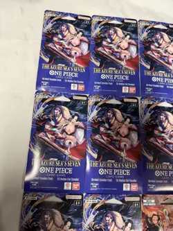 One Piece TCG Heroines Edition & The Azure Sea's Seven Booster Pack Lot of 16 - Image 5