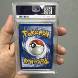 2000 Pokemon Rocket TCG DARK DRAGONITE-HOLO Card #5 PSA 8 Near Mint Swirl CLEAN - Image 3