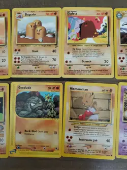 LOT OF 12 OLD POKEMON CARDS ! Pokemon Original Sets Card Lot WOTC - Image 3