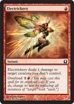 MTG magic cards 2x Electrickery Return to Ravnica Light Play, English - Image 1