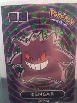Pokemon Gengar #094 Green Spot Holo Electric Corporation Card Peru - Image 2