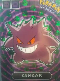 Pokemon Gengar #094 Green Spot Holo Electric Corporation Card Peru - Image 3