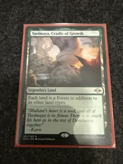 MTG Yavimaya, Cradle of Growth [Modern Horizons 3 Commander] Near Mint Magic - Image 1