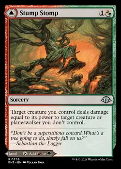 MTG Stump Stomp // Burnwillow Clearing ** Modern Horizons 3 ** English - Image 1