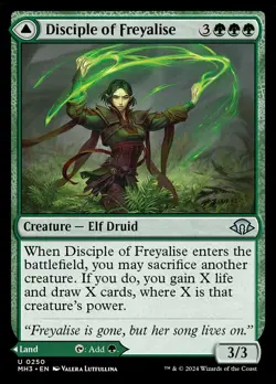 MTG Disciple of Freyalise // Garden of Freyalise ** Modern Horizons 3 ** English - Image 1
