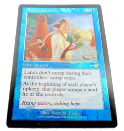 Rising Waters (Foil, NM/LP) Nemesis MTG Magic the Gathering (+Bonus Rares!) - Image 1