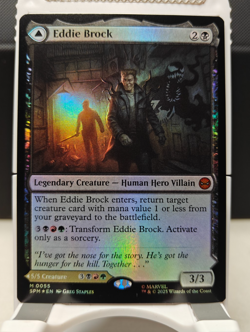 Eddie Brock/Venom, Lethal Protector - Foil - SPM - #055 - NM - Image 1