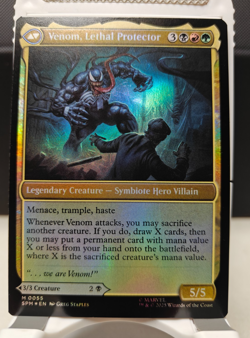 Eddie Brock/Venom, Lethal Protector - Foil - SPM - #055 - NM - Image 2