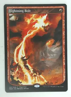 MTG Bling - Promo - Lightning Bolt (Full Art) - MagicFest 2019 -R259 - Image 1
