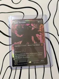 MTG TMNT Super Shredder Borderless Mythic Rare Magic The Gathering Ninja Turtles - Image 2