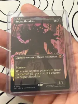 MTG TMNT Super Shredder Borderless Mythic Rare Magic The Gathering Ninja Turtles - Image 3