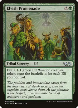 MTG Elvish Promenade ** Duel Decks Anthology: Elves vs. Goblins ** English - Image 1