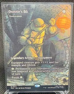 MTG - Teenage Mutant Ninja Turtles Eternal-Legal - Donnie’s Bo Borderless - Image 1