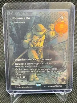 MTG - Teenage Mutant Ninja Turtles Eternal-Legal - Donnie’s Bo Borderless - Image 3