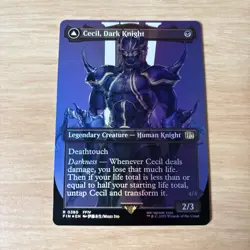 MTG - Cecil, Dark Knight - FIN Final Fantasy Borderless Foil Rare 0380 - Image 1