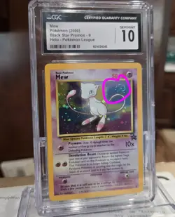 CGC 10 Gem Mint Pokemon Mew #9 Holo Black Star Promo Card 💥Swirl💥 - Image 1
