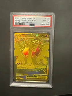 Pokemon TCG Phantasmal Flames Mega Charizard X EX 130/094 PSA 10 - Image 1