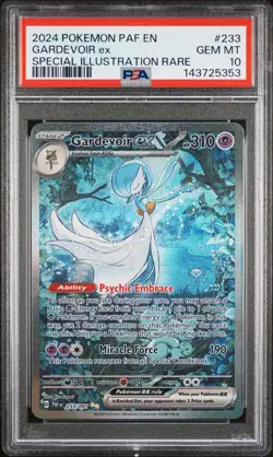 2024 POKEMON PAF EN-PALDEAN FATES SPECIAL ILLUSTRATION RARE GARDEVOIR EX PSA 10 - Image 1