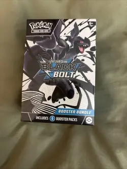 Pokemon TCG Scarlet Violet Black Bolt Booster Bundle 6 Packs - Image 1