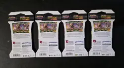Pokemon TCG Evolving Skies Sleeved Booster Packs Complete Art Set 4 Packs - Image 2