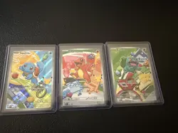 Pokemon TCG First Partner Illustration Collection Series 1 Kanto GEN 1 Starters - Image 1