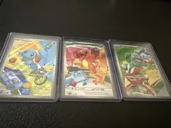 Pokemon TCG First Partner Illustration Collection Series 1 Kanto GEN 1 Starters - Image 2