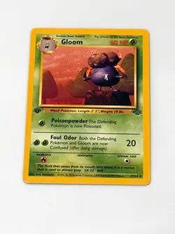 1st Edition Gloom Pokemon Card TCG 1999 Jungle Set WOTC 37/64 - Image 1
