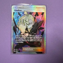 Pokemon TCG Gladion (Full Art) 109/111 SM Crimson Invasion Holo - Mint Trainer - Image 1