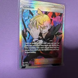 Pokemon TCG Gladion (Full Art) 109/111 SM Crimson Invasion Holo - Mint Trainer - Image 2