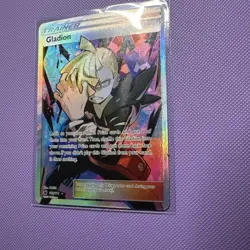 Pokemon TCG Gladion (Full Art) 109/111 SM Crimson Invasion Holo - Mint Trainer - Image 3