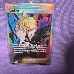 Pokemon TCG Gladion (Full Art) 109/111 SM Crimson Invasion Holo - Mint Trainer - Image 4