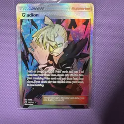 Pokemon TCG Gladion (Full Art) 109/111 SM Crimson Invasion Holo - Mint Trainer - Image 5