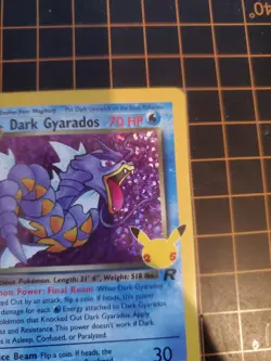 Dark Gyarados 82/82 Celebrations: Classic Collection Pokemon NM With Top Loader - Image 3