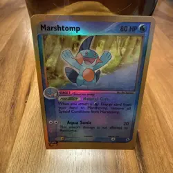 Pokemon Marshtomp 41/109 EX Ruby & Sapphire Reverse Holo 80 HP LP or better - Image 1