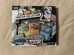 POKEMON SV10.5 BLACK BOLT WHITE FLARE POSTER COLLECTION BOX SEALED - Image 1