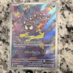 Pokemon Gastly 177/162 SV05: Temporal Forces Illustration Rare Holo 60HP English - Image 1