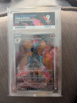 Ceruledge 197/191 2024 Surging Sparks Ace 9 Mint Graded Pokemon TCG - Image 1