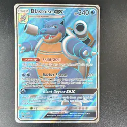 Pokemon Blastoise GX SM189 SM Promos Black Star Promo Holo Stage 2 240 HP - Image 1