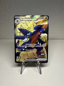 Pokemon TCG Cynthia's Garchomp EX 215/182 Destined Rivals Ultra Rare - Image 1