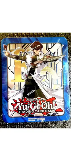 Yugioh Mega Tin 2017 Factory Sealed 1st ED Seto Kaiba - Blue-Eyes White Dragon - Image 2