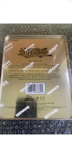Yugioh Mega Tin 2017 Factory Sealed 1st ED Seto Kaiba - Blue-Eyes White Dragon - Image 4